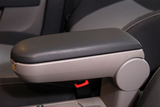 detail in the interior of the modern car