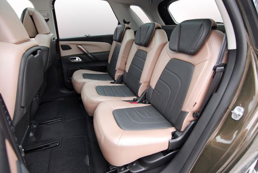 rear seats in passenger car