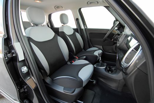 Front seats of a modern passenger car