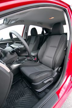 Front seats of a modern passenger car