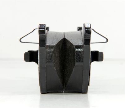 two brake pads for car, part for disc brake system