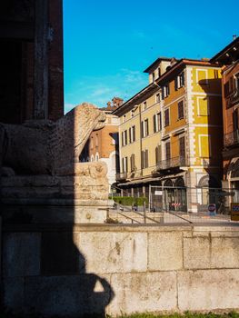 Cremona, Lombardy, Italy - April 30 th - May 1st 2020 - a deserted city  during coronavirus outbreak lockdown phase 2 and economic crisis