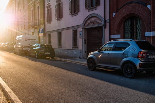 Cremona, Lombardy, Italy - April 30 th - May 1st 2020 - a deserted city  during coronavirus outbreak lockdown phase 2 and economic crisis