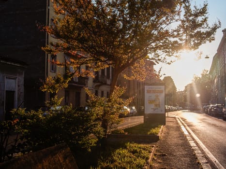 Cremona, Lombardy, Italy - April 30 th - May 1st 2020 - a deserted city  during coronavirus outbreak lockdown phase 2 and economic crisis