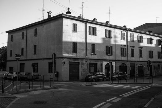 Cremona, Lombardy, Italy - April 30 th - May 1st 2020 - a deserted city  during coronavirus outbreak lockdown phase 2 and economic crisis