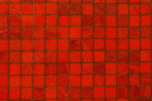 Red tile pattern