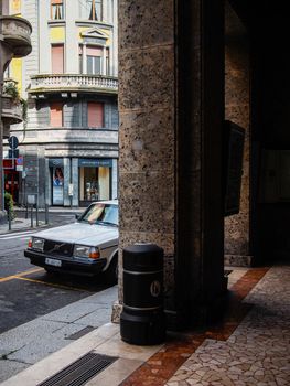 Cremona, Lombardy, Italy - April 30 th - May 1st 2020 - a deserted city  during coronavirus outbreak lockdown phase 2 and economic crisis