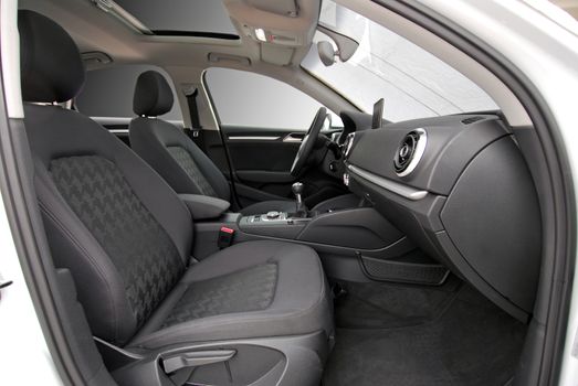 Front seats of a modern passenger car