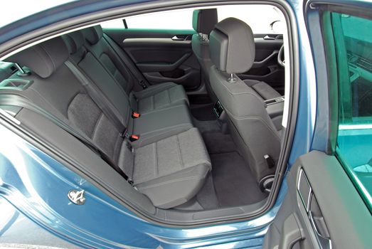 rear seats in passenger car