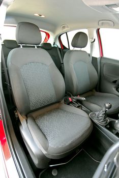 Front seats of a modern passenger car