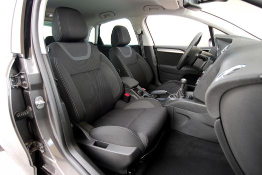 Front seats of a modern passenger car