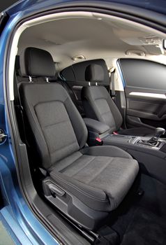 Front seats of a modern passenger car