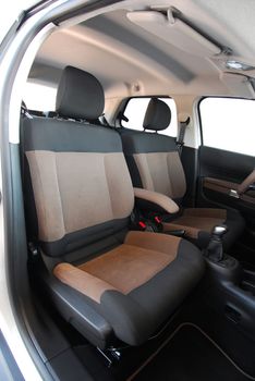 Front seats of a modern passenger car