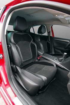 Front seats of a modern passenger car