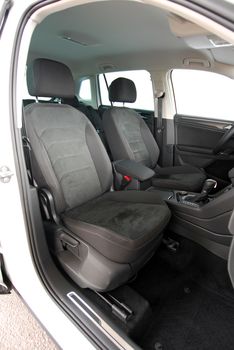 Front seats of a modern passenger car