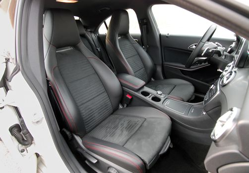 Front seats of a modern passenger car