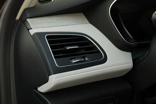 ventilation holes in a luxury passenger car