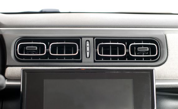 ventilation holes in a luxury passenger car