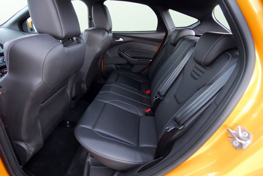 rear seats in passenger car