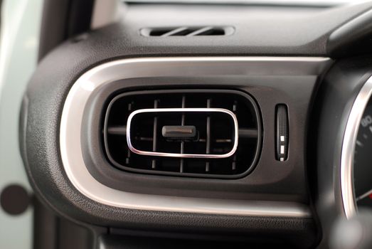 ventilation holes in a luxury passenger car