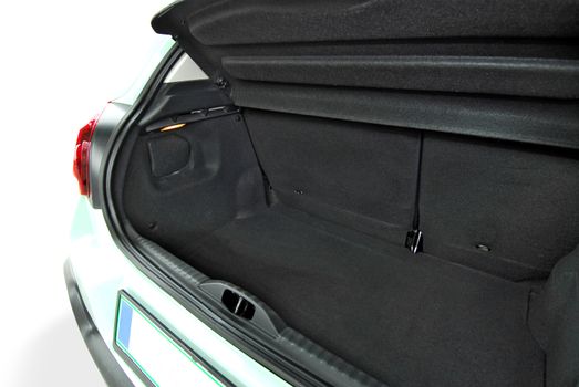 Empty trunk of the small car