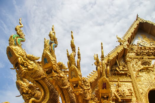 NAN,THAILAND - JULY 19,2016  :   WAT SI PANTON TEMPLE,NAN,THAILAND