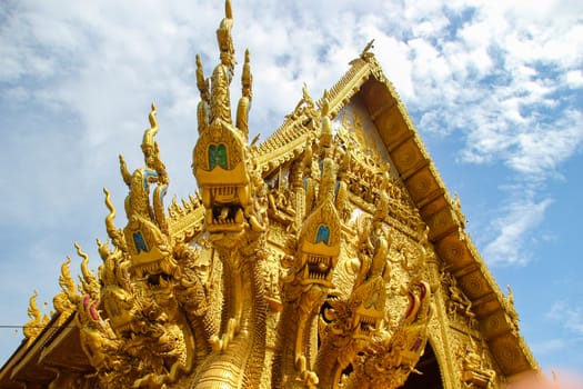 NAN,THAILAND - JULY 19,2016  :   WAT SI PANTON TEMPLE,NAN,THAILAND