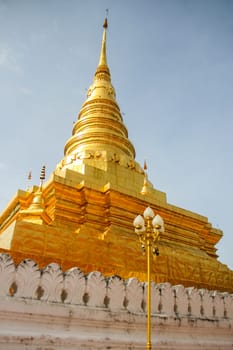 NAN,THAILAND - JULY 19,2016  : WAT Phra That Chae Haeng.