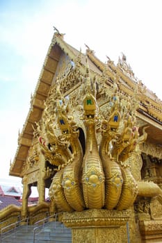 NAN,THAILAND - JULY 19,2016  :   WAT SI PANTON TEMPLE,NAN,THAILAND