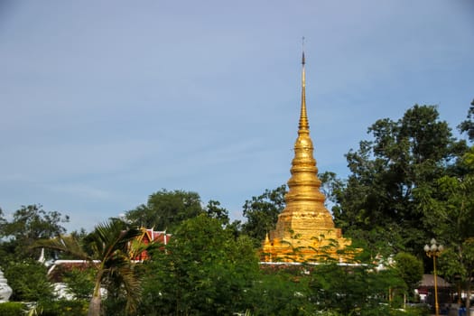 NAN,THAILAND - JULY 19,2016  : WAT Phra That Chae Haeng.