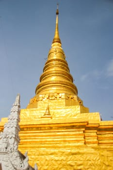 NAN,THAILAND - JULY 19,2016  : WAT Phra That Chae Haeng.