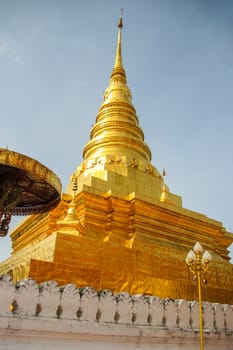 NAN,THAILAND - JULY 19,2016  : WAT Phra That Chae Haeng.