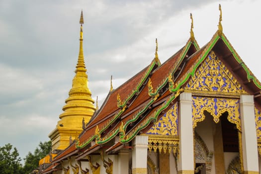 NAN,THAILAND - JULY 19,2016  :   Wat phra that chang kham,NAN,THAILAND