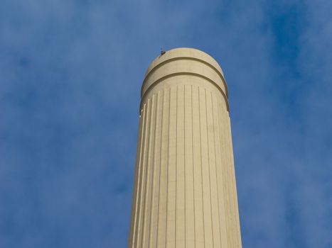 Chimney of Battersea Power Station in London, UK