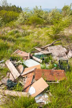 Too much trash in Nature left by disrespectful people