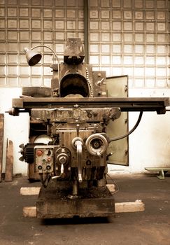 shot in abandoned ironworks workshop in Poland