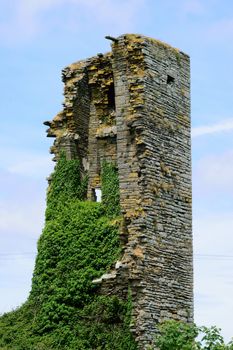 Ruins of Castle in the West of Ireland.