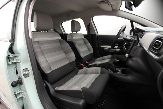 Front seats of a modern passenger car