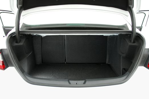 Empty trunk of the small passenger car