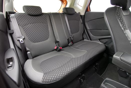 rear seats in passenger car