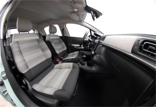 Front seats of a modern passenger car