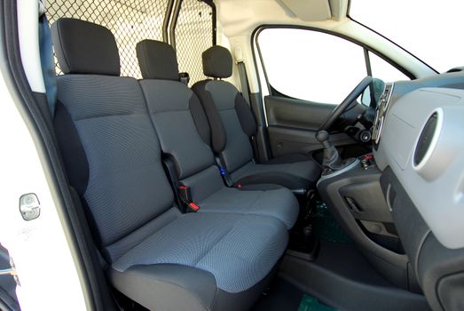 Front seats of a modern passenger car