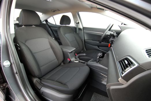 Front seats of a modern passenger car