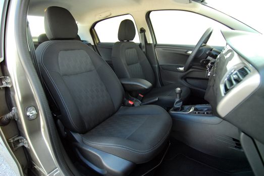 Front seats of a modern passenger car