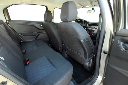 rear seats in passenger car