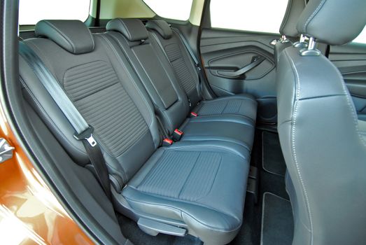 rear seats in passenger car