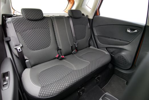 rear seats in passenger car