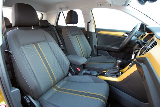 Front seats of a modern passenger car