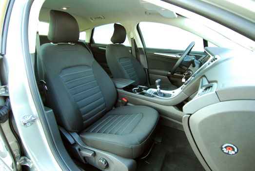 Front seats of a modern passenger car