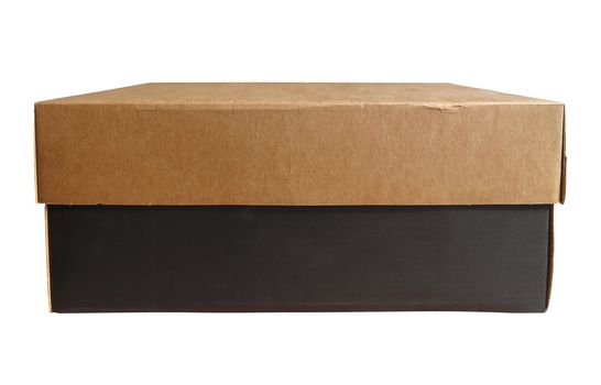 Cardboard box, isolated on white background. Clipping Path included.